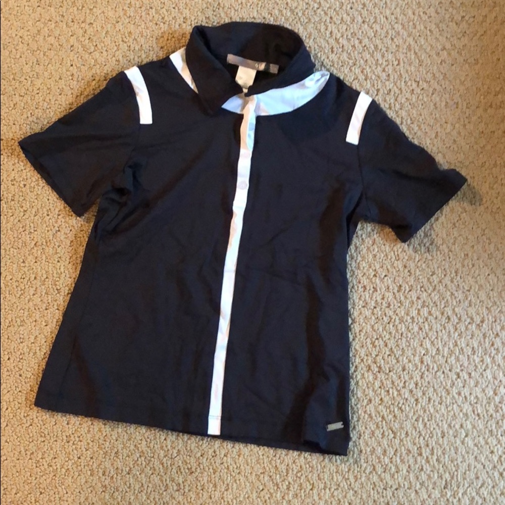 Great half button down tee